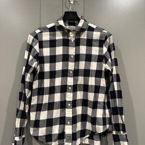 Vintage Polo Ralph Lauren L Black and White Buffalo Plaid